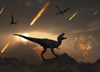 Dinossauros podem ter sido extintos por toxinas no ar antes do impacto do meteoro