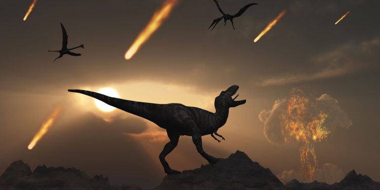 Dinossauros podem ter sido extintos por toxinas no ar antes do impacto do meteoro