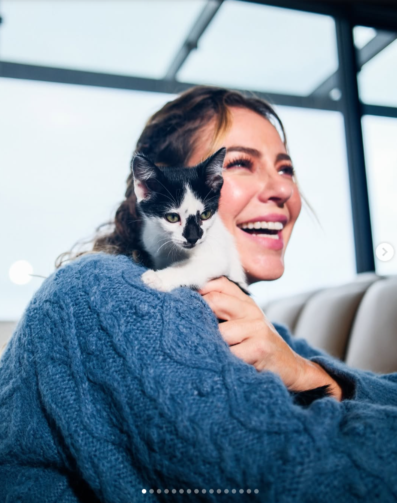 Paolla Oliveira adotou 11 gatos e 7 cachorros e pede que seguidores adotem também; “quem ganhou fui eu”