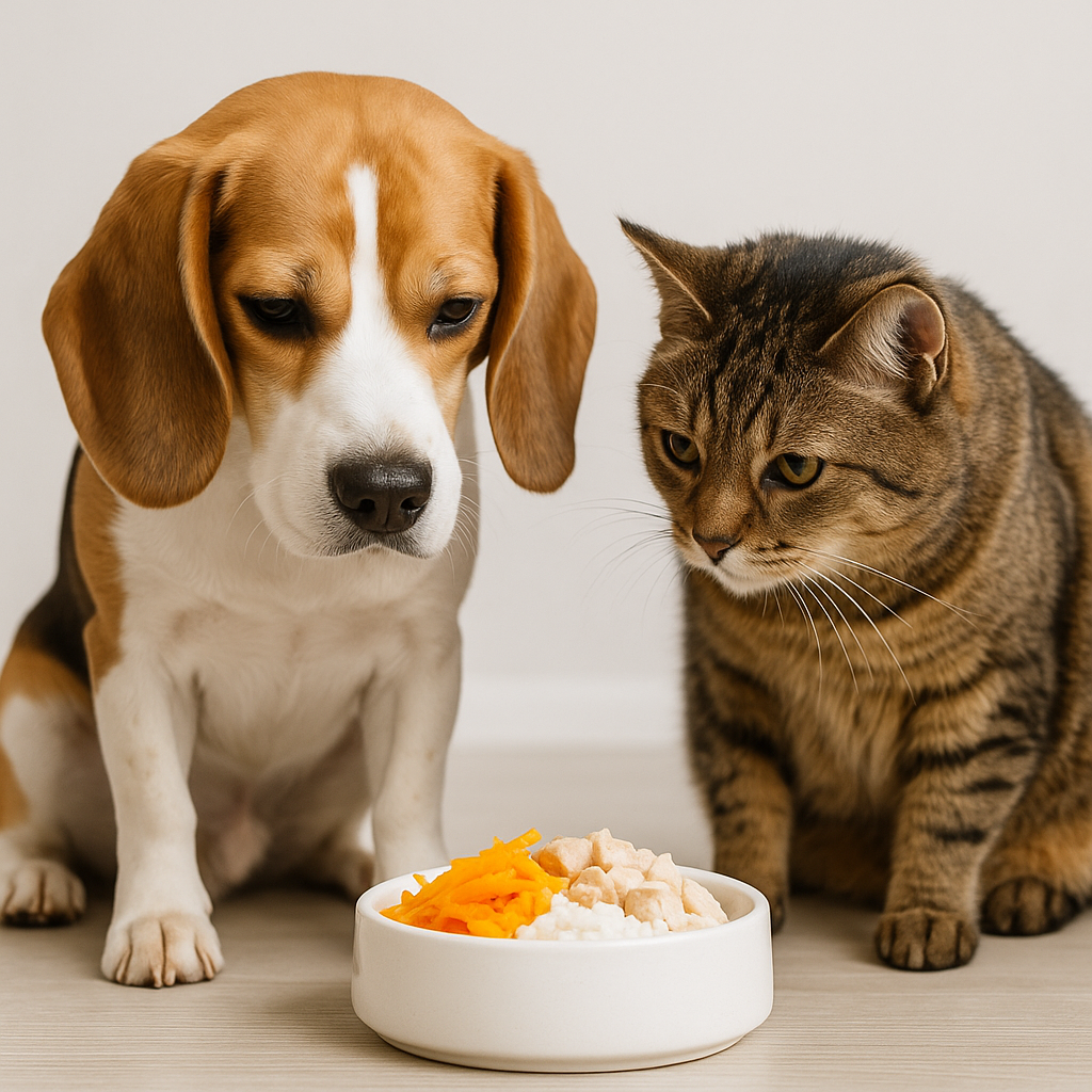 Alimentação natural para cães e gatos