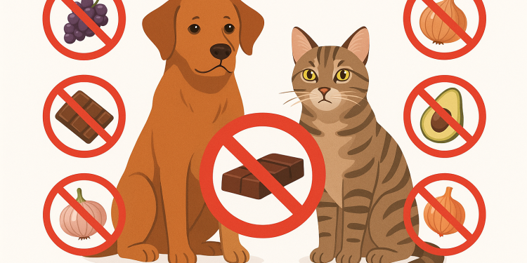 alimentos proibidos para cães e gatos