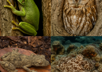 animais que se camuflam